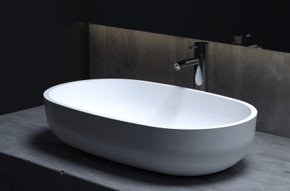 Раковина накладная Salini GLORIA 305 покраска по RAL  полностью Раковина накладная Salini GLORIA 305 покраска по RAL  полностью