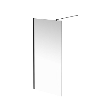 Душевая перегородка vetro, 90х195, матовый черный Душевая перегородка vetro, 90х195, матовый черный