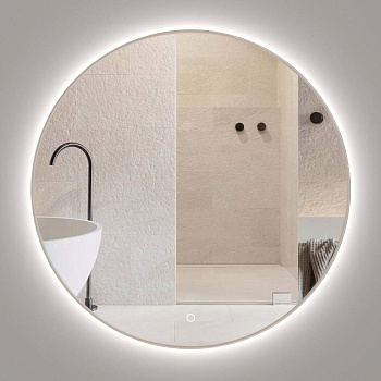 Зеркало Onika Сола 90 с LED подсветкой, круглое Зеркало Onika Сола 90 с LED подсветкой, круглое