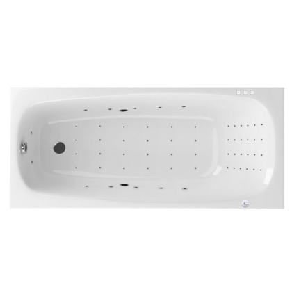 Ванна EXCELLENT Layla 180x80 "NANO" (хром)