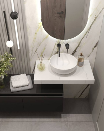 Столешница прямая FLAT CALACATTA 810*460*70