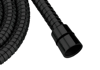 Шланг для душа 125см AQUATEK, матовый черный AQ2100MB 