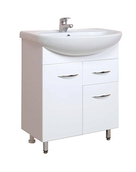 Тумба Onika Стелла 65 напольная, белая, с ящиком (ум. Стелла 65) Тумба Onika Стелла 65 напольная, белая, с ящиком (ум. Стелла 65)