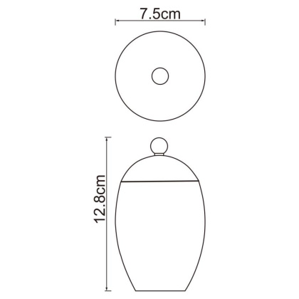 Ruwer K-6779 Косметическая емкость Ruwer K-6779 Косметическая емкость