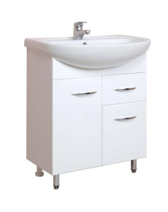 Тумба Onika Стелла 65 напольная, белая, с ящиком (ум. Стелла 65) Тумба Onika Стелла 65 напольная, белая, с ящиком (ум. Стелла 65)