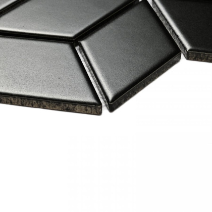 Мозаика Landa Black matt  267.40 мм × 309.00 мм × 6.00 мм, м2