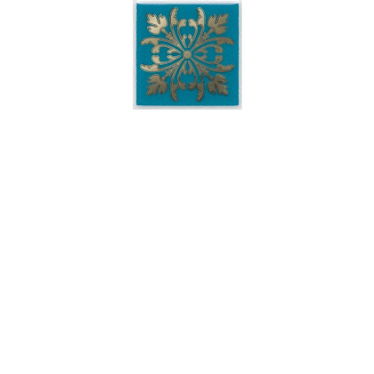 Вставка HGD\D252\5246 Клемансо бирюзовый 4,9*4,9 (1уп/38 шт), шт