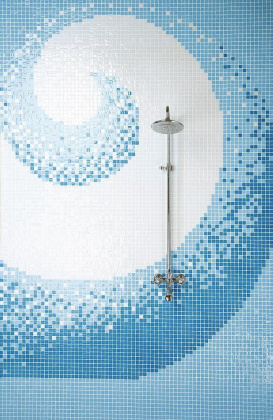 Мозайка Темари 20013 синяя (12шт-1,066м2) 29,8*29,8*3,5, м2