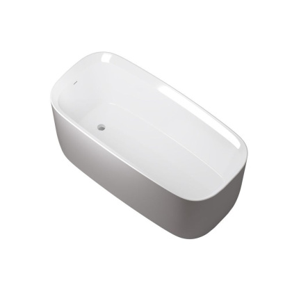 Акриловая ванна Allen Brau Infinity 170x78 2.21003.20/PGM белый глянец/платиново-серый, шт