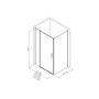 Душевой уголок Allen Brau Priority 160x100 3.31038.BA + 3.31047.BA серебро браш Душевой уголок Allen Brau Priority 160x100 3.31038.BA + 3.31047.BA серебро браш