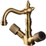 Смеситель для умывальника, высокий ROYAL CRYSTAL Black, бронза_Комплект