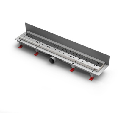 Душевой лоток 65 см Creto Points CRE-650 PN-P с решеткой, хром