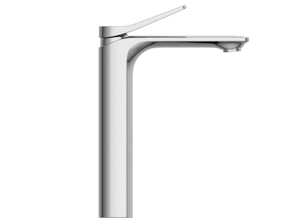 Смеситель для раковины высокий ODRA однорычажный клик клак