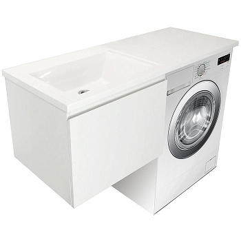 Комплект мебели Dallas Luxe 1150х482 левосторонний подвесной 1 ящик (ШхГхВ) 498х476х430