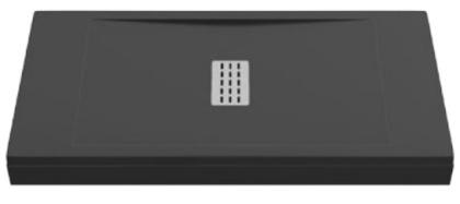 Душевой поддон Creto Etna 160x80 прямоугольный, черный