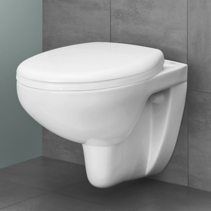 Подвесной унитаз Grohe Bau Ceramic 39427000 без сиденья Подвесной унитаз Grohe Bau Ceramic 39427000 без сиденья