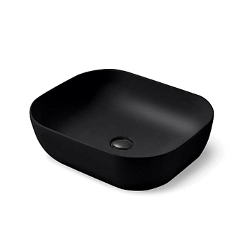 Раковина керамическая Vincea VBS-101MB, 500*400*140, накладная, цвет матовый черный, Раковина керамическая Vincea VBS-101MB, 500*400*140, накладная, цвет матовый черный,