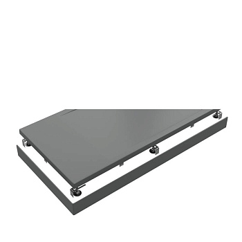 Экран Creto Ares 1000*1000 графит Soft Touch 1-1007