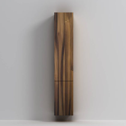 Шкаф-пенал подвесной правый, двери push-to-open, 167х30х31,4 см, коричневый, M90CHR0306HF