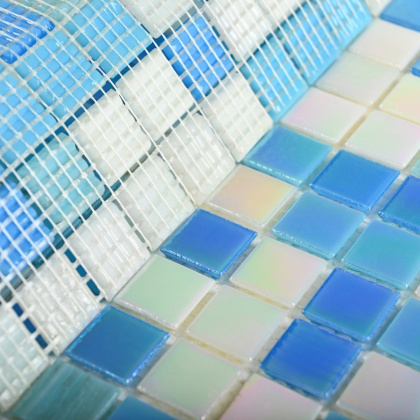 Мозаика стеклянная Ocean (чип 4*20*20) 327*327(20шт.-2,139м2), м2 Мозаика стеклянная Ocean (чип 4*20*20) 327*327(20шт.-2,139м2), м2