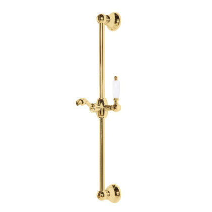 CZR-U-S-01-Bi Душевая штанга для ручного душа, ручка белая, исполнение хром CZR-U-S-01-Bi Душевая штанга для ручного душа, ручка белая, исполнение хром