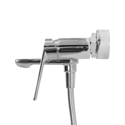 COMFORT-VD-01 Смеситель для ванны и душа однорычажный в комплекте с ручным душем, шлангом и держателем, хром