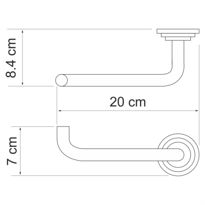 Ammer K-7096 Держатель туалетной бумаги Ammer K-7096 Держатель туалетной бумаги