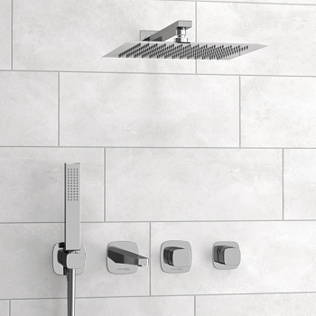 A8651.313.314.090.118.326.087.103 Встраиваемый комплект для ванны с верхней душевой насадкой, лейкой