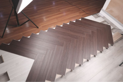 Кварц-виниловый ламинат SPC Aspenfloor Resort RE8-04 Куршавель 4V (5мм//1,311м2) (640мм*128мм), м2