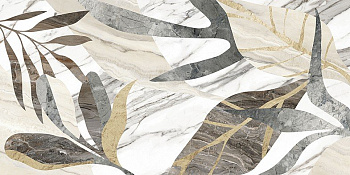 Керамогранит MarbleSet Декор "Джангл Микс" 7ЛПР R9 9мм 60х120