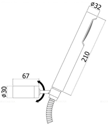 Душевой гарнитур Paffoni Birillo ZDUP036NO Душевой гарнитур Paffoni Birillo ZDUP036NO