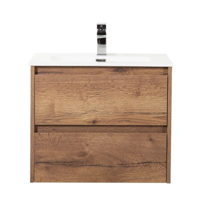 Тумба с раковиной подвесная BelBagno KRAFT 60 Pino Pasadena, раковина белая