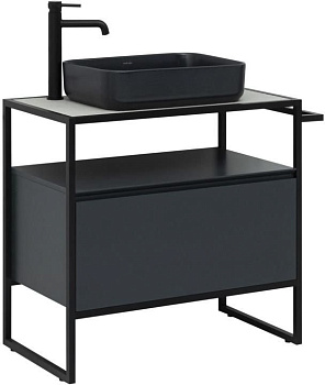 Тумба под раковину Allen Brau Priority 80 1.31002.AM антрацит матовый Тумба под раковину Allen Brau Priority 80 1.31002.AM антрацит матовый