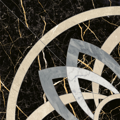 Декор Шарм Экстра Лоран Розон Анголо 59х59 люкс (1уп/2шт), шт