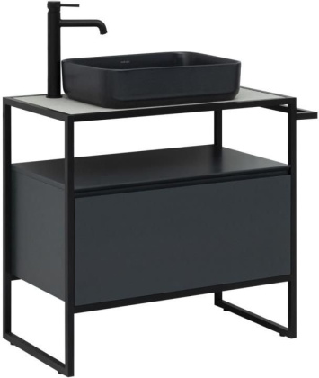 Тумба под раковину Allen Brau Priority 80 1.31002.AM антрацит матовый Тумба под раковину Allen Brau Priority 80 1.31002.AM антрацит матовый