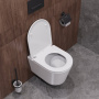 LINER Унитаз подвесной, безободковый с системой смыва "Торнадо", с сиденьем soft close, 49 см, CZR-38083-49-TH-TOR/SC LINER Унитаз подвесной, безободковый с системой смыва "Торнадо", с сиденьем soft close, 49 см, CZR-38083-49-TH-TOR/SC