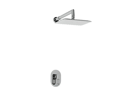 A12831 Встраиваемый комплект для душа с верхней душевой насадкой Wasserkraft A12831 Встраиваемый комплект для душа с верхней душевой насадкой Wasserkraft