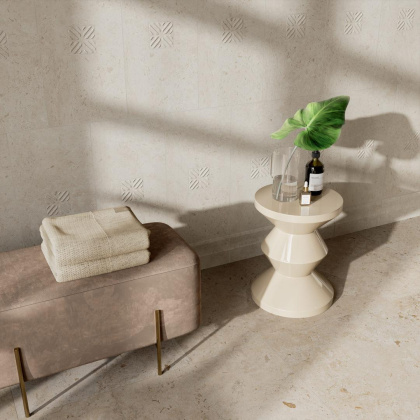 Декор ID128 Карму бежевый (60см*30см*10мм) (4шт/0,72м2) Для стен, шт