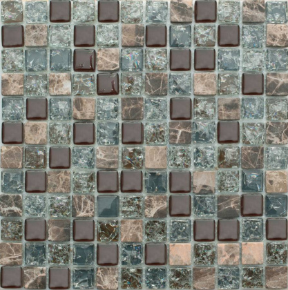 No-191A  стекло камень (23*23*8) 298*298 