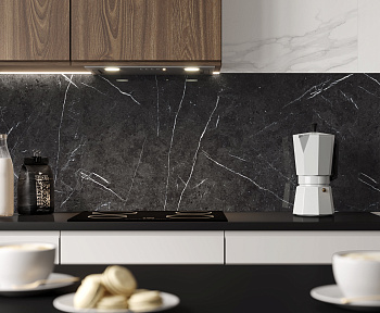 Pietra Moca Керамогранит темно-серый 60x60 Полированный