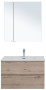 Мебель для ванной Aquanet Алвита New 80 2 ящика, дуб веллингтон белый