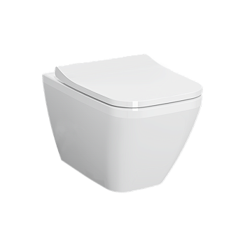 Унитаз подвесной VitrA Integra Square 7082B003-0075, безободковый Унитаз подвесной VitrA Integra Square 7082B003-0075, безободковый