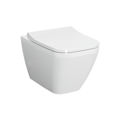 Унитаз подвесной VitrA Integra Square 7082B003-0075, безободковый Унитаз подвесной VitrA Integra Square 7082B003-0075, безободковый