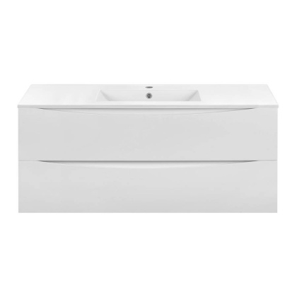 База под керамическую раковину Mia 1200 подвесная, 2 выкатных ящика soft close, G.White