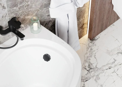 Акриловая ванна VAGNERPLAST SELENA 147x100 Left