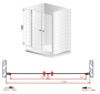 ELENA-W-B-2-180-P-Cr Душевая дверь