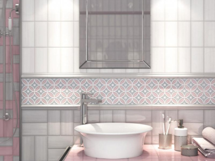 Плитка настенная 16028 Мурано белый 7,4*15*6,9 (96шт/1,07м2), м2