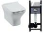 Унитаз подвесной Aquanet Rimless Cube-W CL-12248D Унитаз подвесной Aquanet Rimless Cube-W CL-12248D