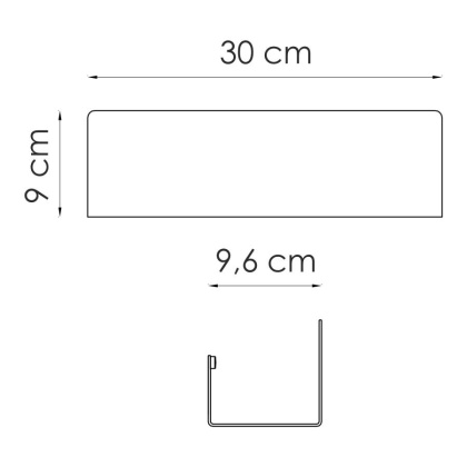 K-7215 Полка металлическая
