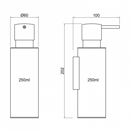 Дозатор Timo Saona 13339/18 черное золото Дозатор Timo Saona 13339/18 черное золото